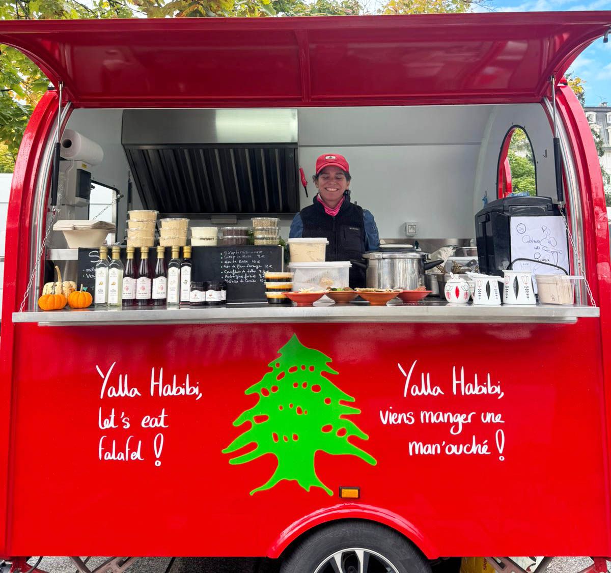 The only man’oushe in Chamonix at Joanna Kassem’s, the ‘Lebanese of Haute-Savoie'  