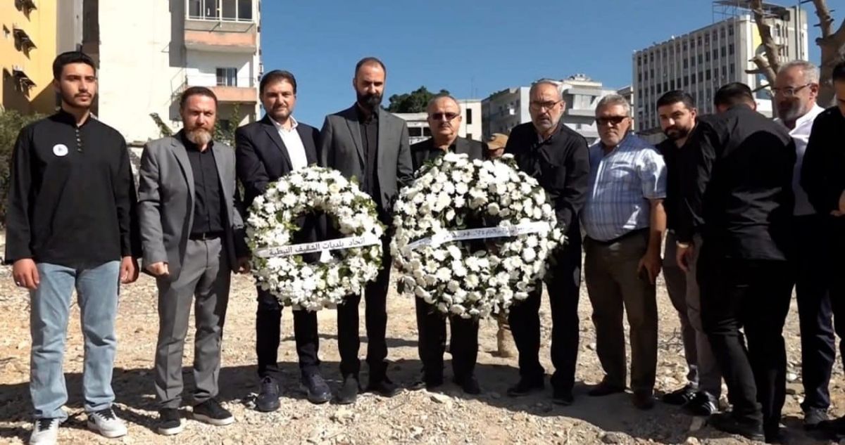Nabatieh commemorates people killed in Israeli airstrike on municipality last year