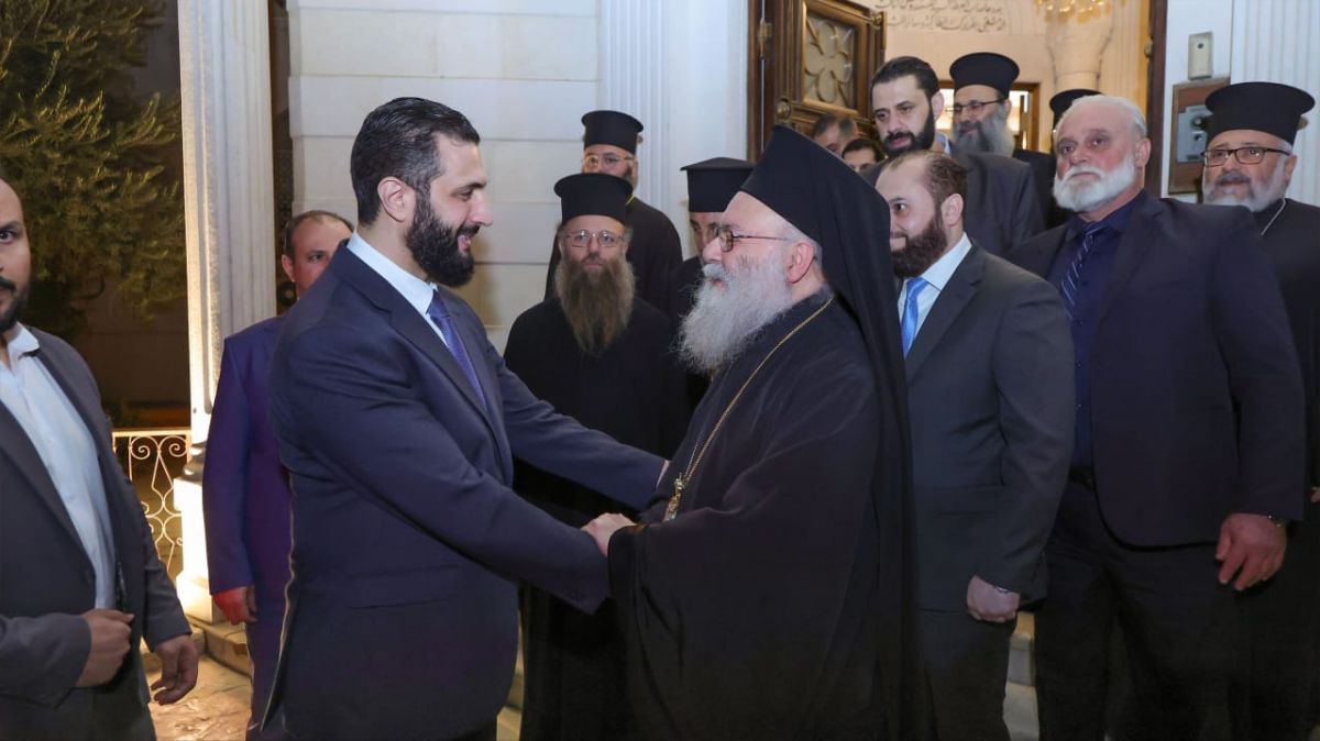 Chareh reçu par le patriarche Yazigi
