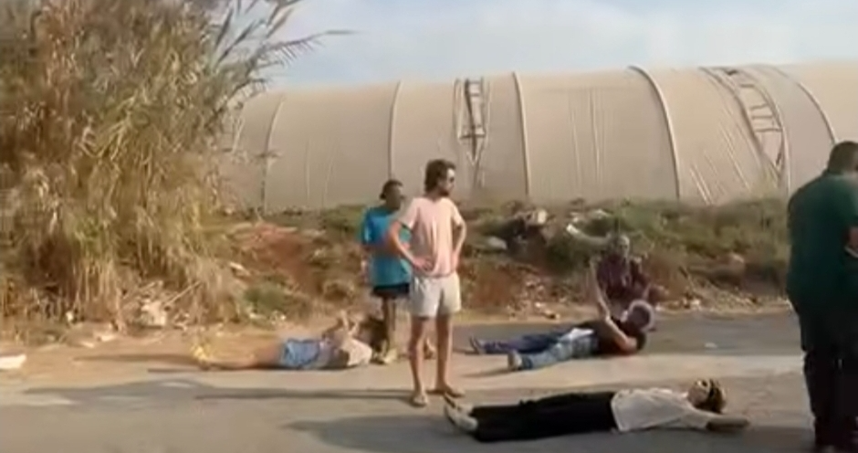 Des militants bloquent des bétonnières à Amchit pour protéger la grotte du phoque moine