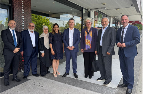 Rima Karamé rencontre le ministre australien de l'Éducation à Sydney