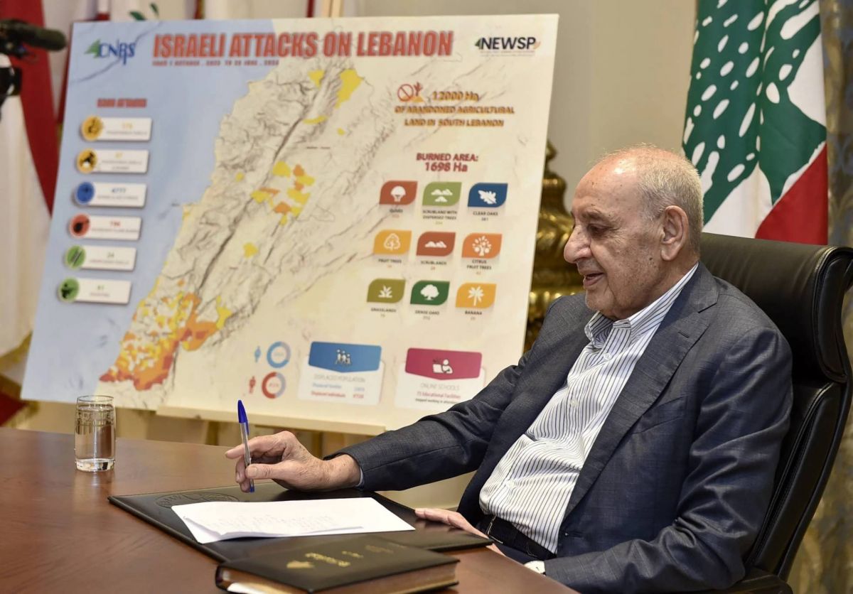 Berry : Le danger israélien qui pèse sur le Sud menace tous les Libanais