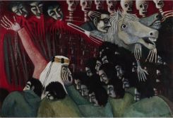 "The changing of horses", Aref el-Rayess, 1967. © Saradar Collection