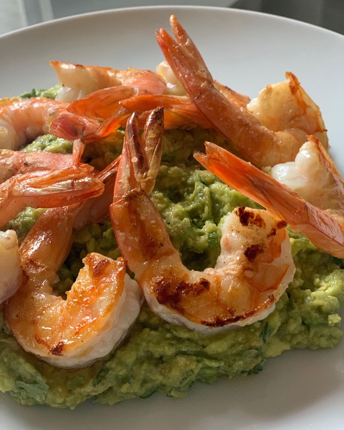 Liza Asseily’s Lebanese-style guacamole shrimp