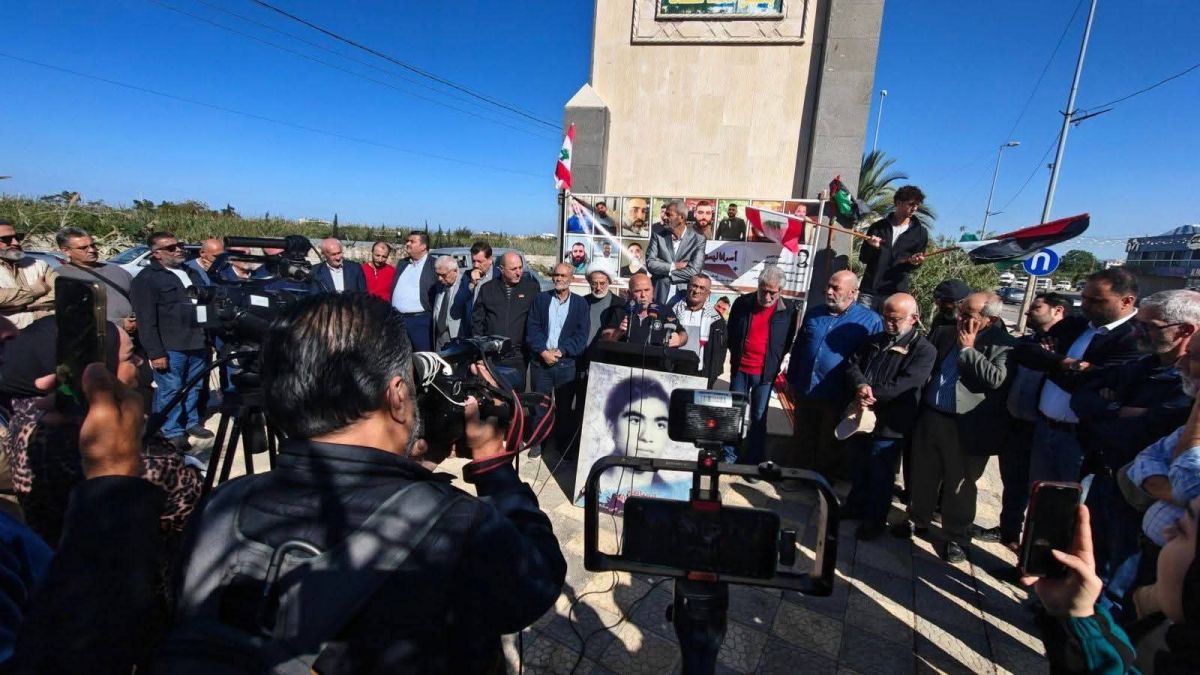 Sit-in de soutien à Minié aux prisonniers libanais et palestiniens en Israël