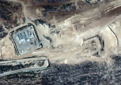 La position israélienne située près de Labbouné, dans le caza de Tyr, près d'une base de la Finul. Photo Planet Labs PBC / AFP