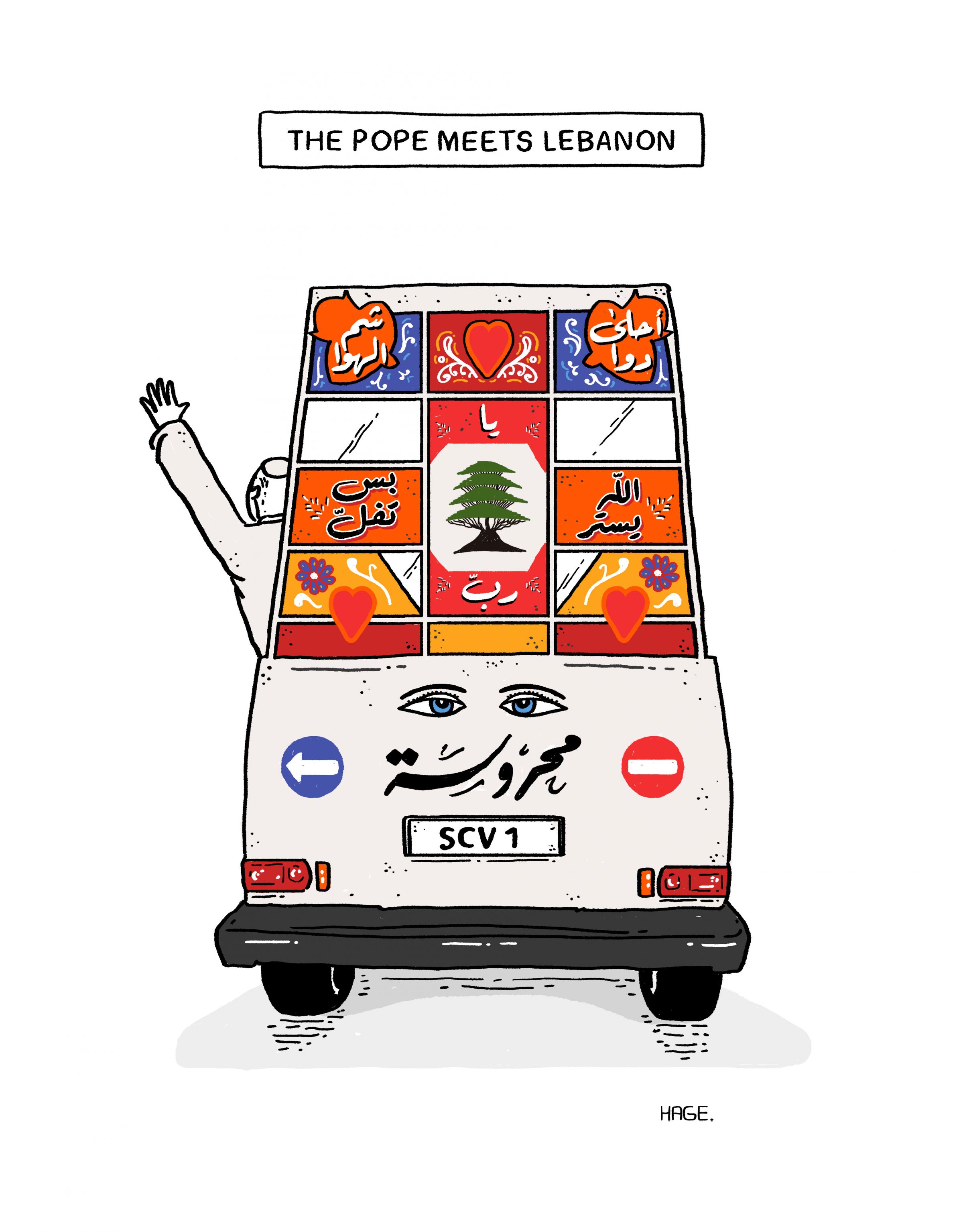 Pope meets Lebanon