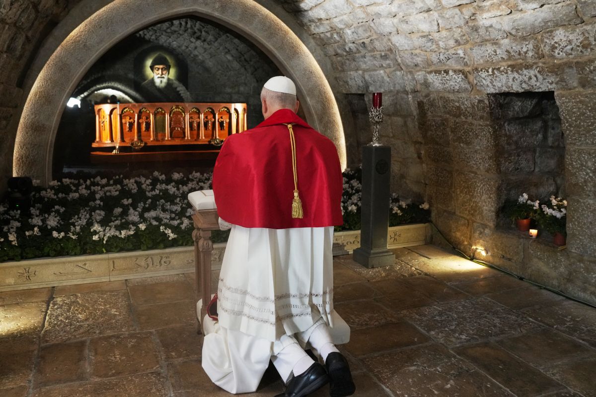 À Annaya, Léon XIV confie à saint Charbel la protection du Liban et de son peuple