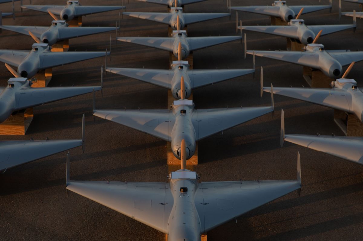 The United States deploys kamikaze drones in the Middle East
