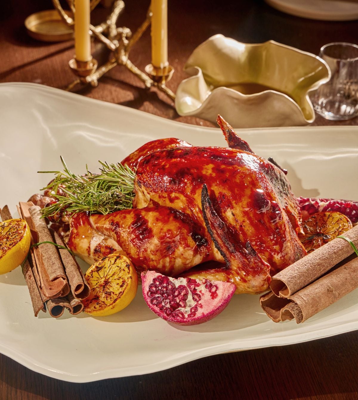 Chef Tarek Alameddine's stuffed turkey