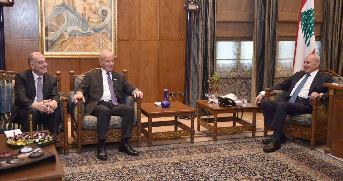 US ATFL delegation holds separate meetings with Geagea, Berri on political and security challenges