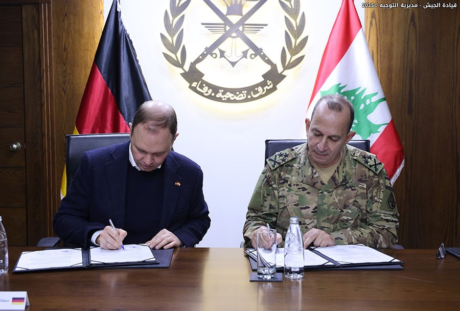 Menassah meets with German deputy minister to discuss support for Lebanese Army and pressure on Israel
