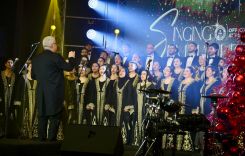 Moment du concert marathon à Kfardebian, avec la chorale Fayha. Photo municipalité de Kfardebian