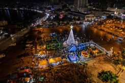 La 1e édition du marché de Noël à Tyr au Liban-Sud en décembre 2025. Photo fournie par la municipalité de Tyr