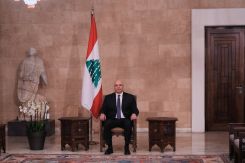 Le président Joseph Aoun au palais présidentiel de Baabda. Photo Mohammad Yassine/L'Orient-Le Jour