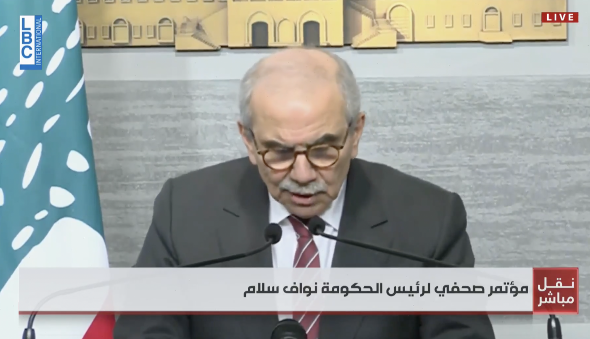 Salam announces bill transfer to Parliament, rejects 'criticism without alternatives'