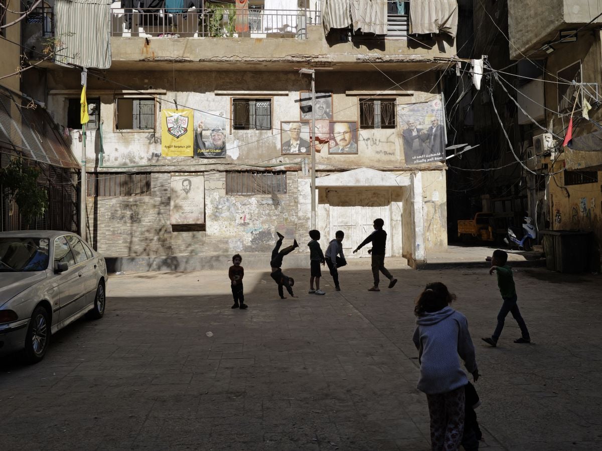 The last square of free space in an overcrowded Shatila