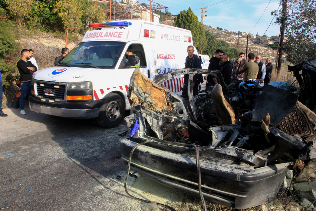 Israel kills three people in drone strike on car in Saida district