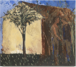"One morning, the silence, the house," oil on canvas by Christine Safa. Courtesy of the artist and Galerie Lelong.