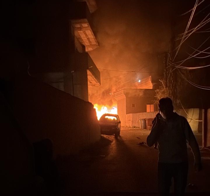 Frappe israélienne sur une voiture à Jennata, plusieurs blessés
