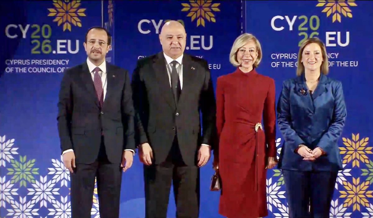 Le couple présidentiel libanais à Nicosie pour la cérémonie d'inauguration de la présidence chypriote de l'UE