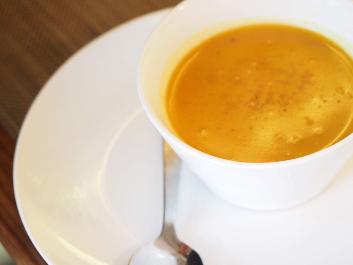 Sophie Schoucair’s pumpkin soup with nutmeg