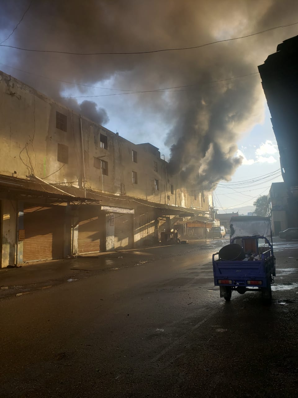 Important incendie dans une usine à Saïda