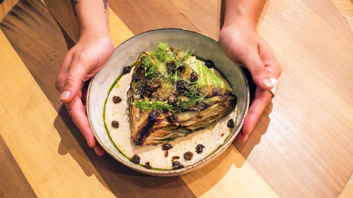 Andrea Boueiz's Green Cabbage Tonnato