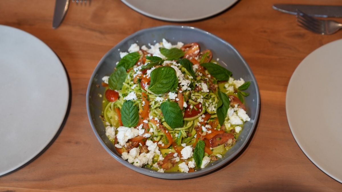 Tarek Alameddine's zoodle and fennel salad