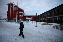 Le Parlement à Nuuk, au Groenland, le 2 février 2026. Photo Stoyan Nenov/Reuters