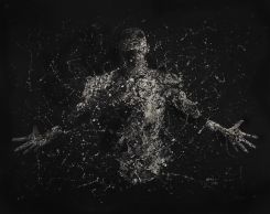 L'artiste met en scène divers états intérieurs et énergétiques dans son oeuvre.
Photo fournie par l’artiste