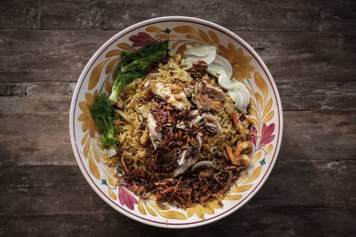 Hoda Baroudi’s sayadieh with tahini