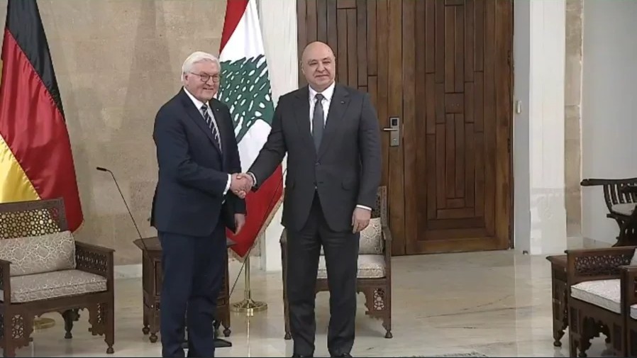 Aoun to German counterpart: Lebanon seeks 'absolute, unconditional peace'