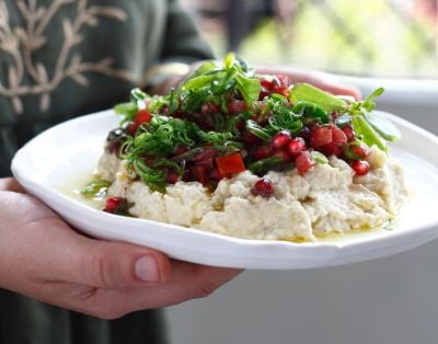 La salade de baba ghanouj (purée d'aubergine) de Liza Soughayar Asseily 