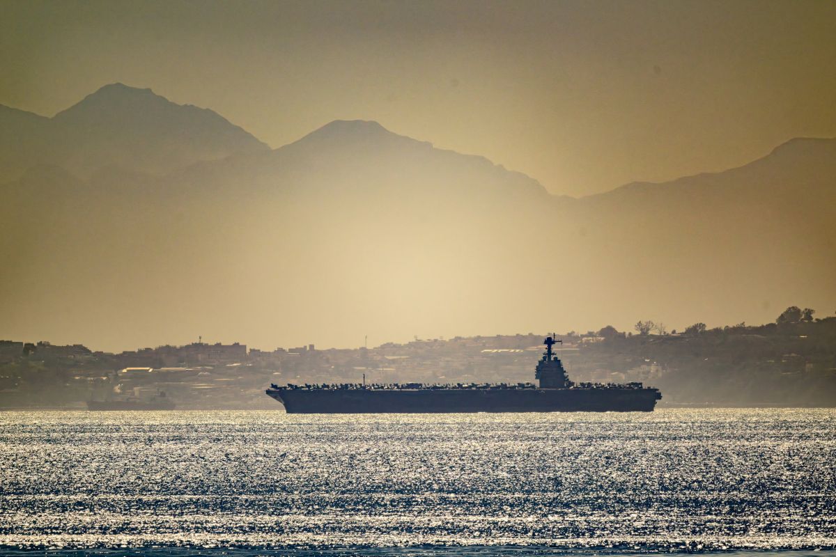 US aircraft carrier enters Mediterranean as Trump mulls Iran strikes