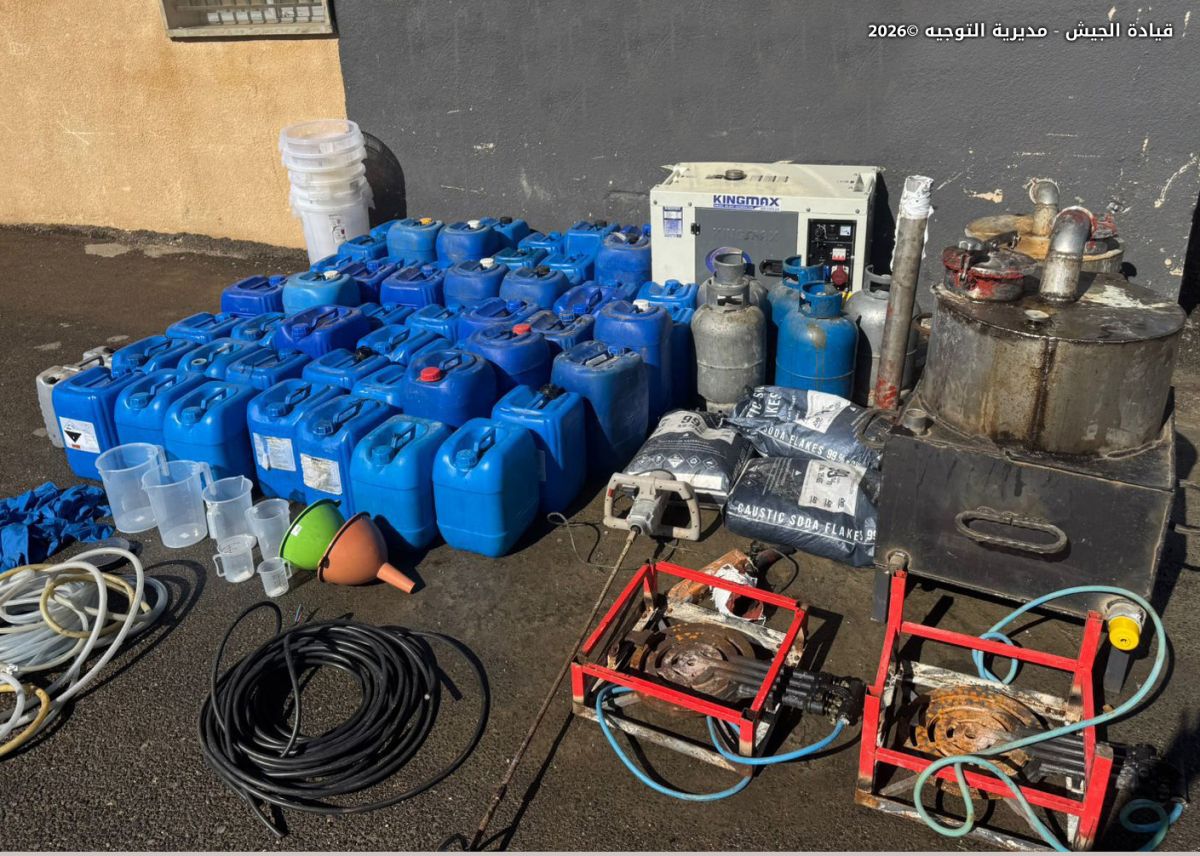 L’armée démantèle un laboratoire de captagon aménagé dans un van, dans les jurds de Hermel
