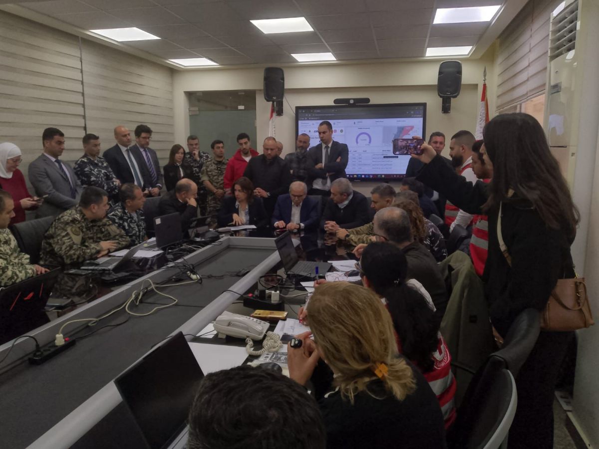 Salam in south Lebanon to coordinate displaced persons support