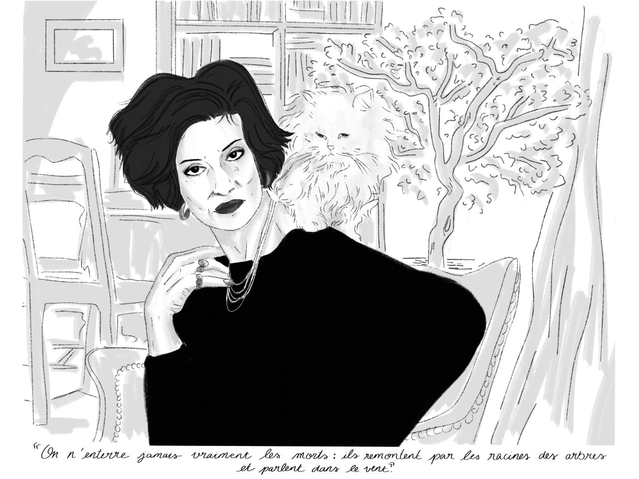 Le dessin de Amina el-Mir