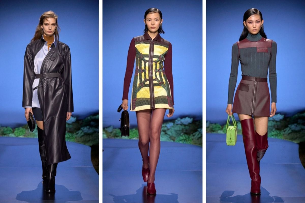 Urbaine et chimérique, la femme Hermès fait claquer les couleurs pour l’hiver à venir