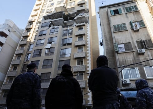 Frappe israélienne, à l'aube, sur le quartier de Aïcha Bakkar, dans le centre de Beyrouth