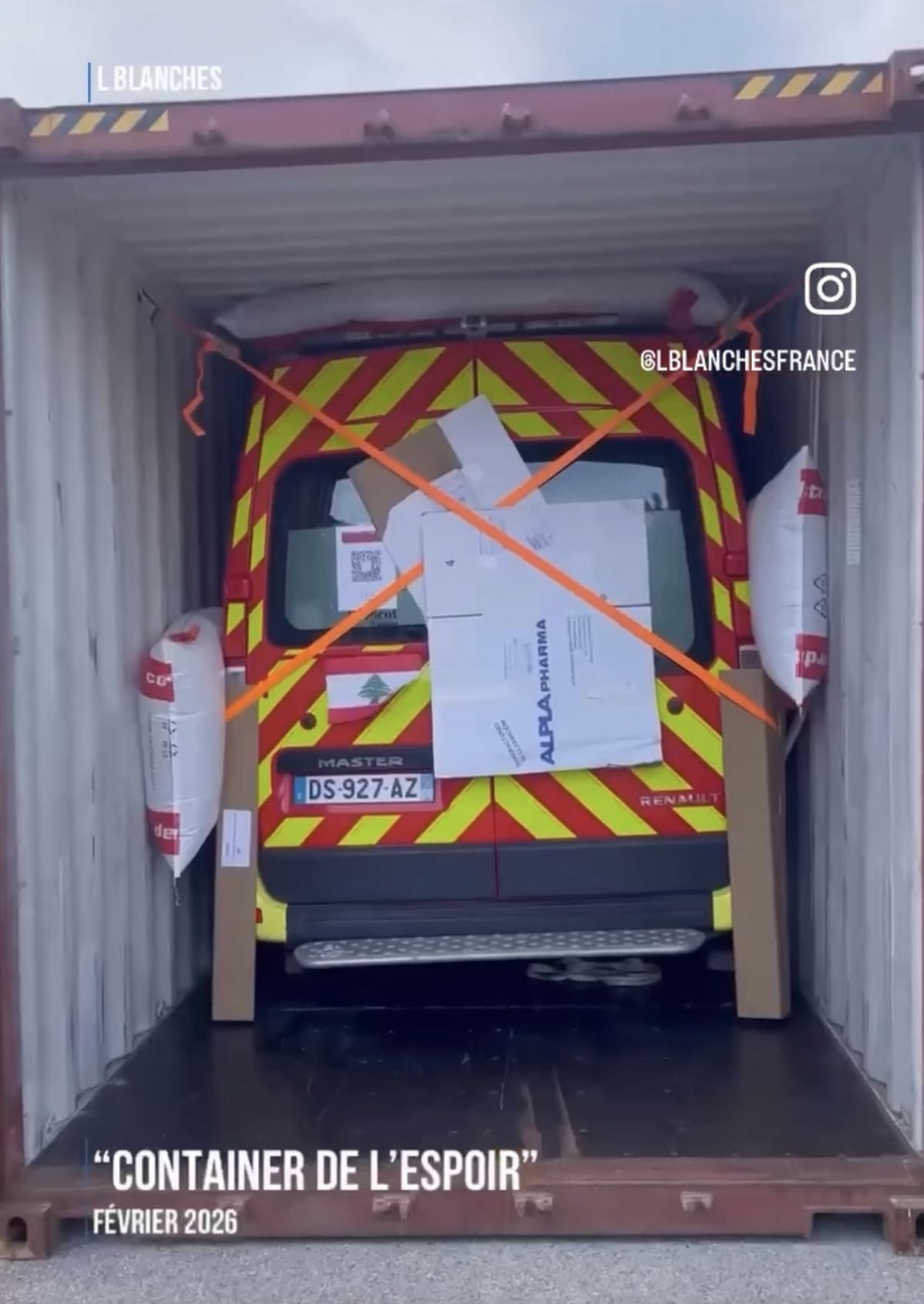 Les pompiers de Beyrouth reçoivent une ambulance et du matériel pour renforcer leurs moyens d'intervention