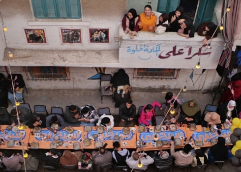 Au Caire, l’iftar géant de Matariya, ou la revanche d’un quartier populaire