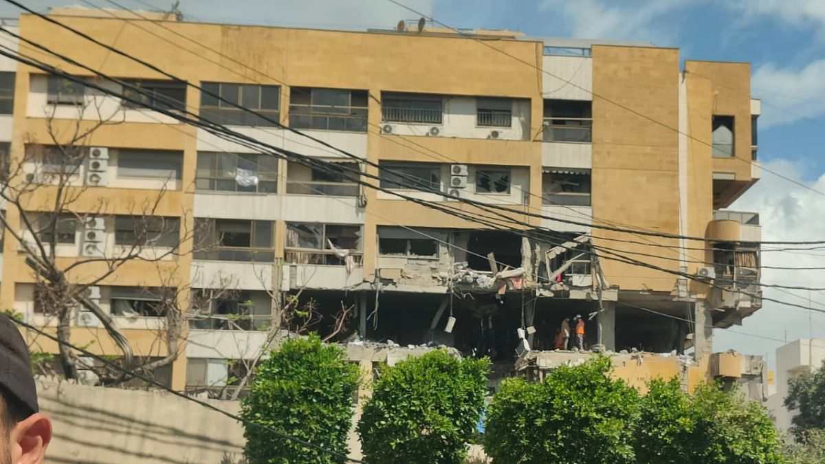 Un tué et 17 blessés dans la frappe israélienne sur le quartier de Rihab, dans la banlieue sud de Beyrouth