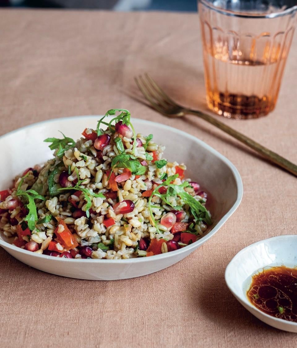 Carla Rebeiz's frikeh salad