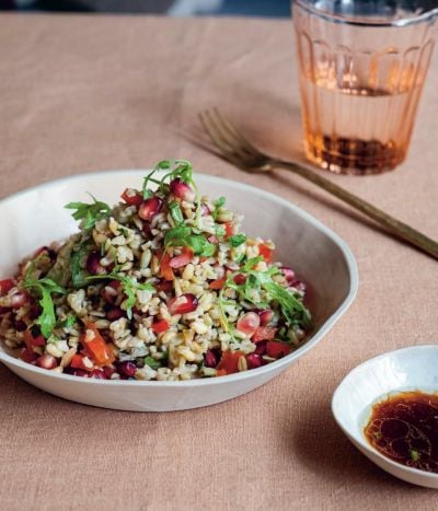 Carla Rebeiz's frikeh salad