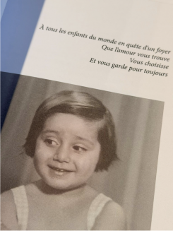 Portrait d’enfance, élément des archives reconstituant le parcours. Photo fournie par l’auteure