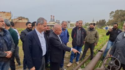 Tournée de Joe Saddi à Zahrani, au Liban-Sud