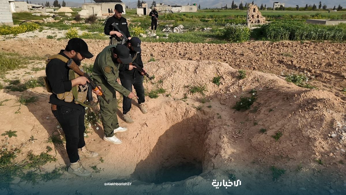 Tunnel used for 'arms trafficking' between Syria and Lebanon discovered in Homs