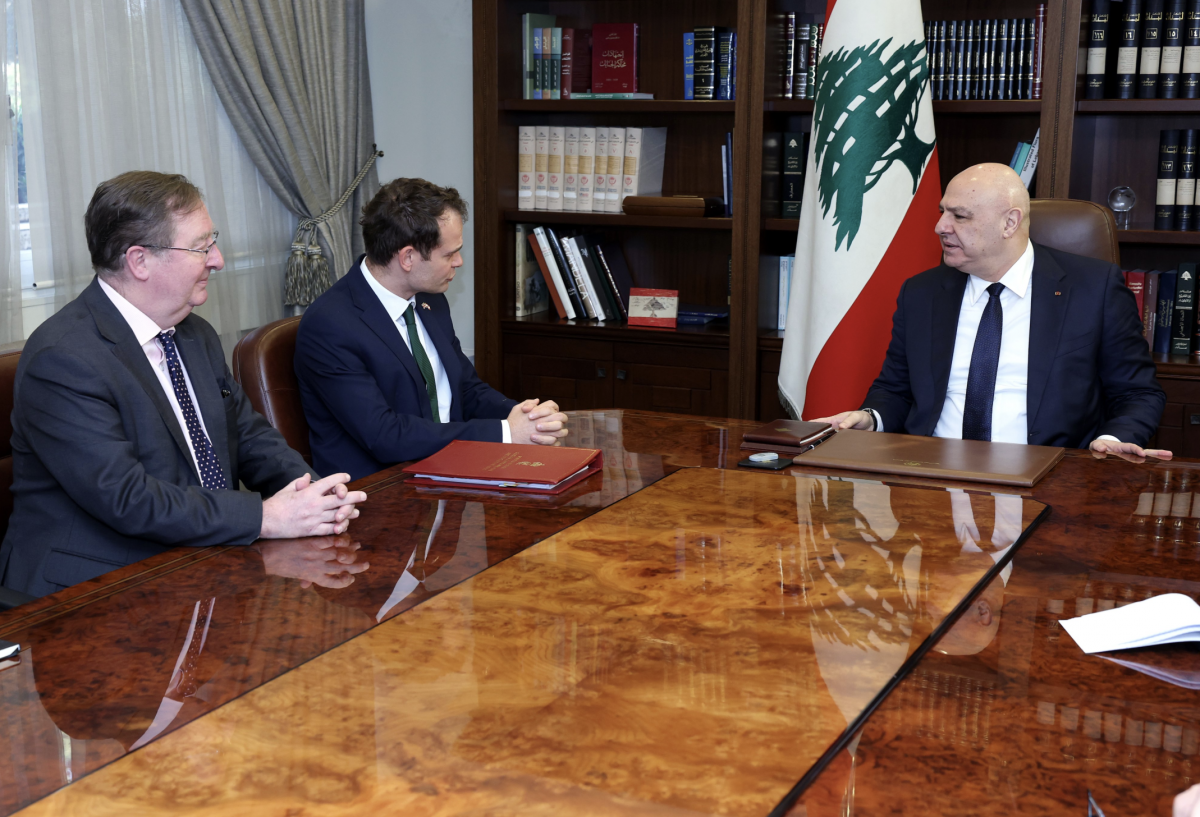 Aoun calls for cease-fire 'as soon as possible' in first talks with Trump