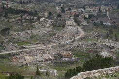 Les destructions causées par l'armée israélienne à Meis el-Jabal, sur cette photo datée du 19 février 2026, soit deux semaines avant le déclenchement de la nouvelle guerre entre Israël et le Liban. Photo Mohammad Yassine/L'OLJ